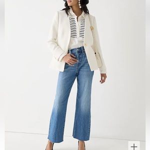 J Crew Slim wide-leg jean in Lakeshore wash New!